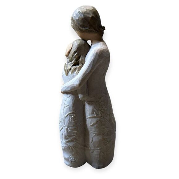 Willow Tree Beige Polyresin Abstract Mother and Daughter Figurine Sculpture - Picture 2 of 3